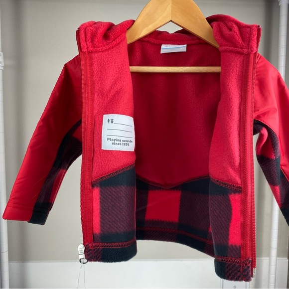 Columbia Toddler Little Boys Steens MT Overlay Jacket Buffalo Check Size 2T NWT - Picture 7 of 8